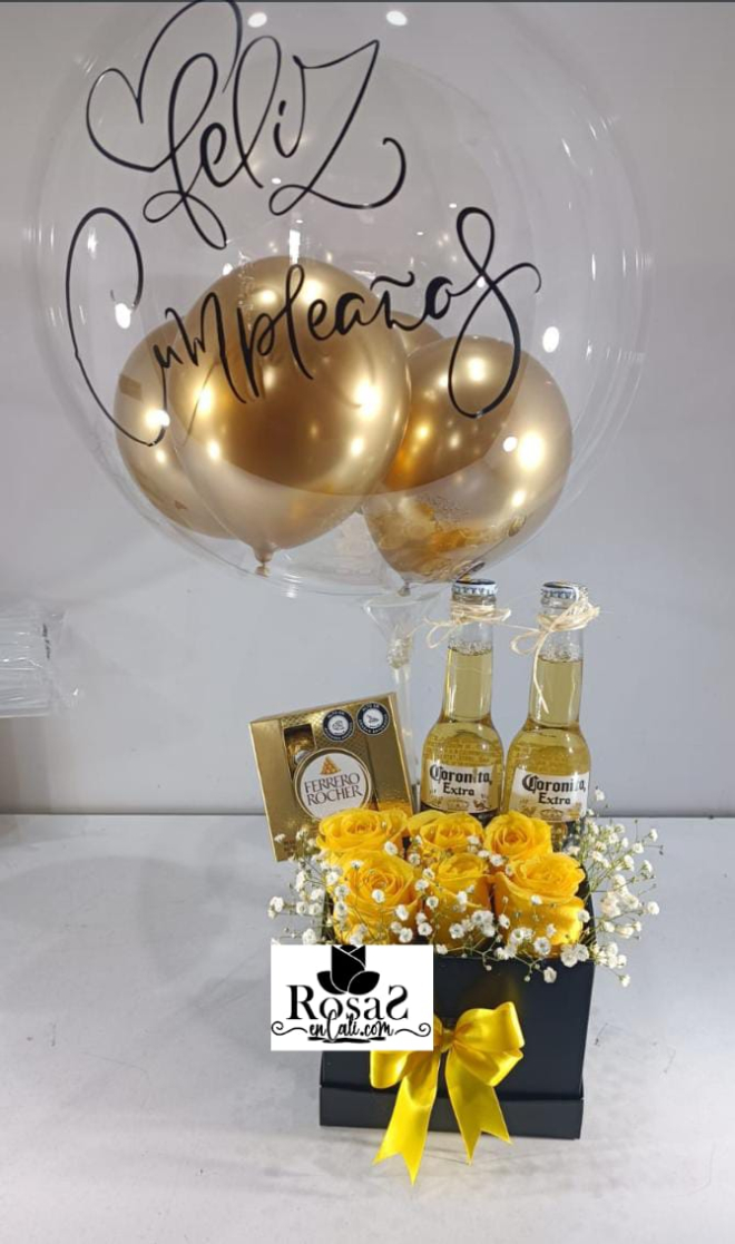 Girasoles para cumpleaños floristería en cali