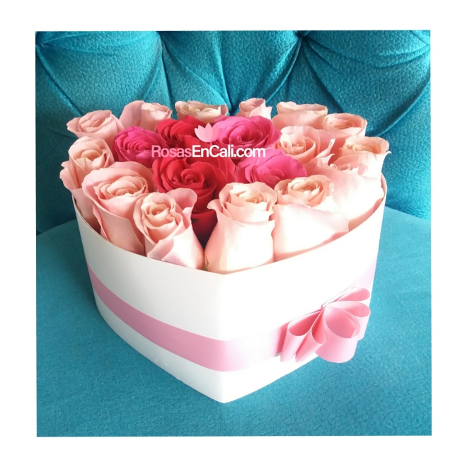 Corazón rosa